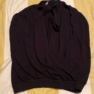 Anthropologie black sleeveless sweater